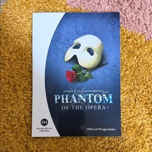 Phantom of the Opera Official Programme - Blue Cover